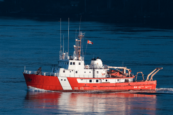 Consider a marine-based industry job with the Canadian Coast Guard. 