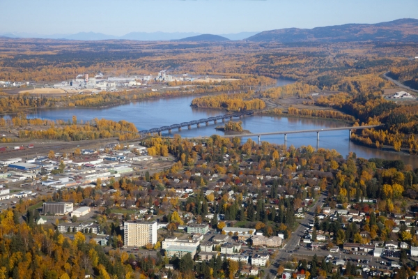 Drone View of Prince George