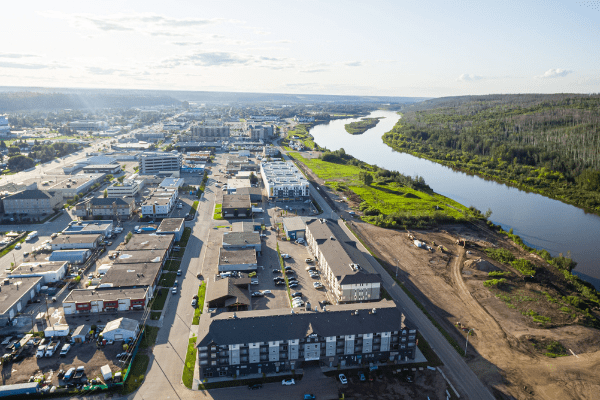 Overlooking Fort McMurray