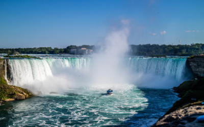 Niagara Falls in Ontario, Canada is a world-famous tourism destinationis Ontario, Canada's