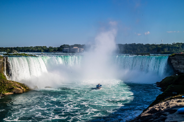 Niagara Falls, Ontario. Canada's most recognizable tourist attraction. 